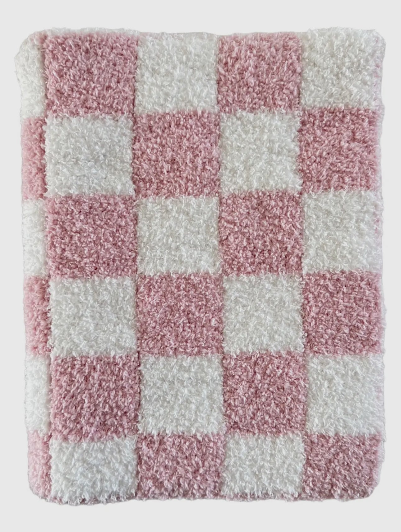 Phufy Bliss Checkerboard Mini Blanket Strawberry