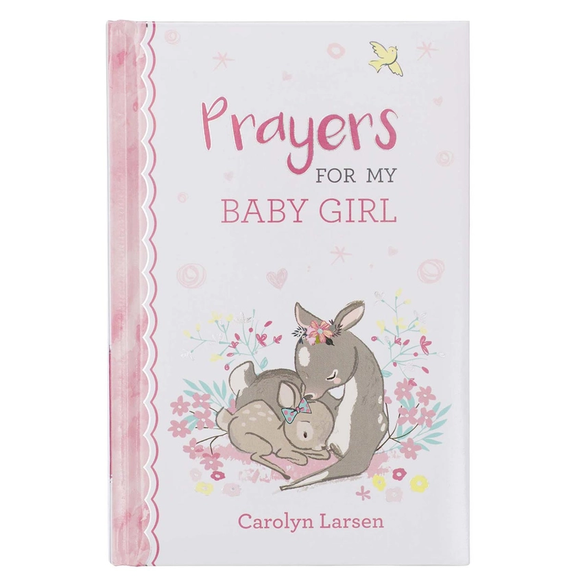 Girls Book of Prayers Padded Hardcover Kids Books