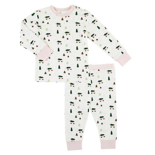 Christmas 2 PC PJ Set - Pink
