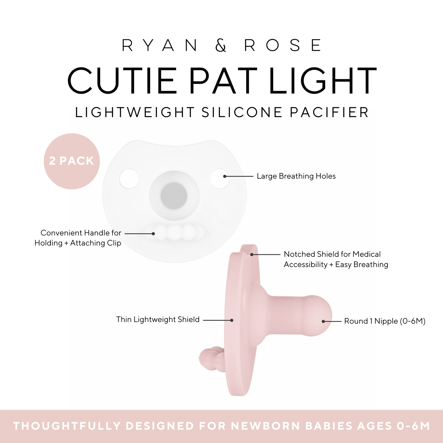 Cutie PAT Light (0-6m): Ivory & Dune