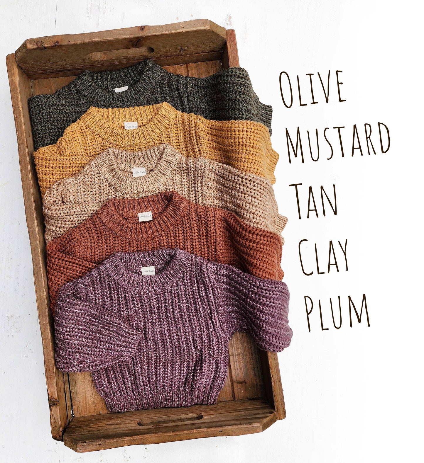 Baby Chunky Knit Braided Sweater: Taupe / 2/3T