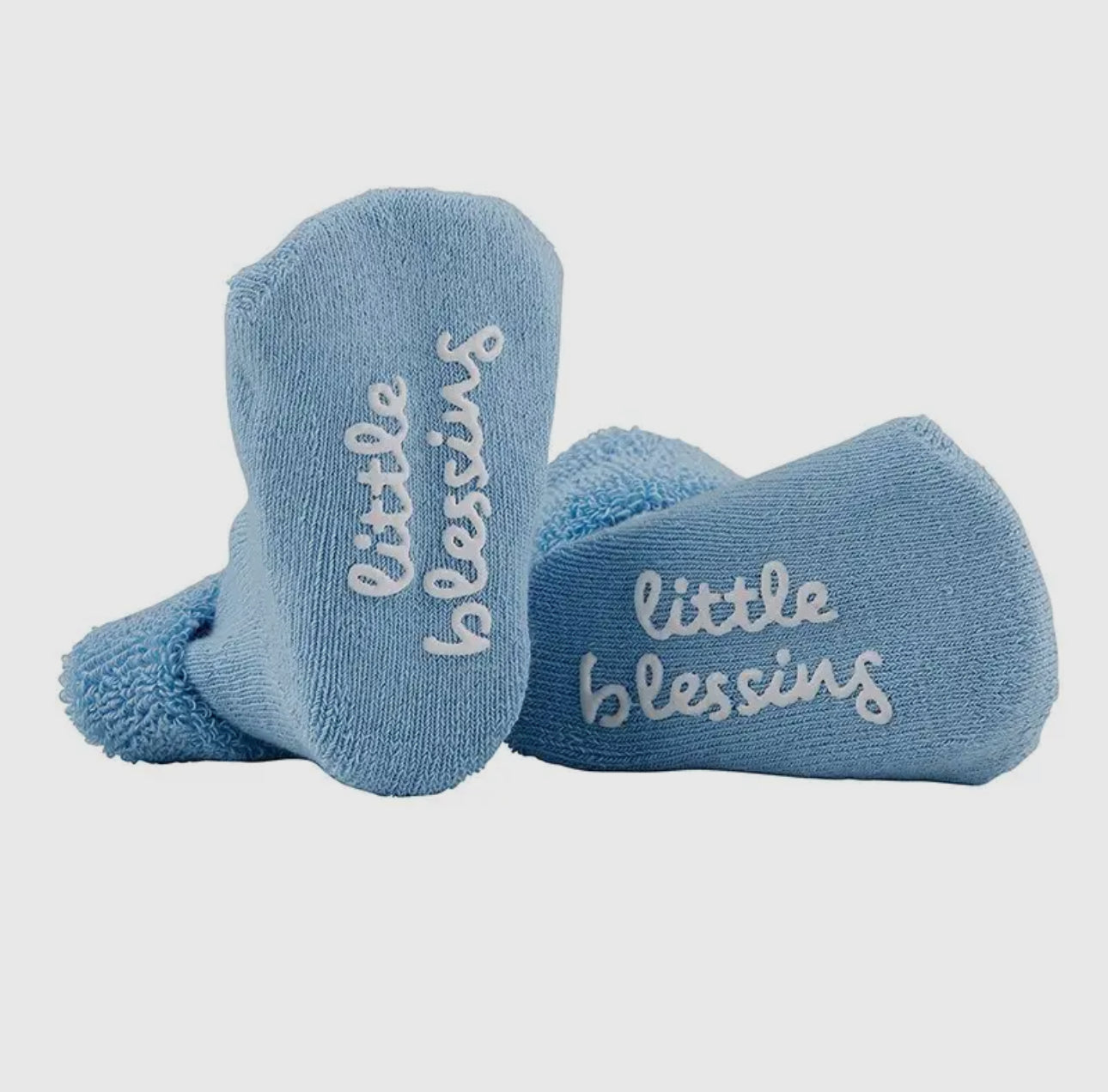 Little Blessings Blue Baby Boy Socks