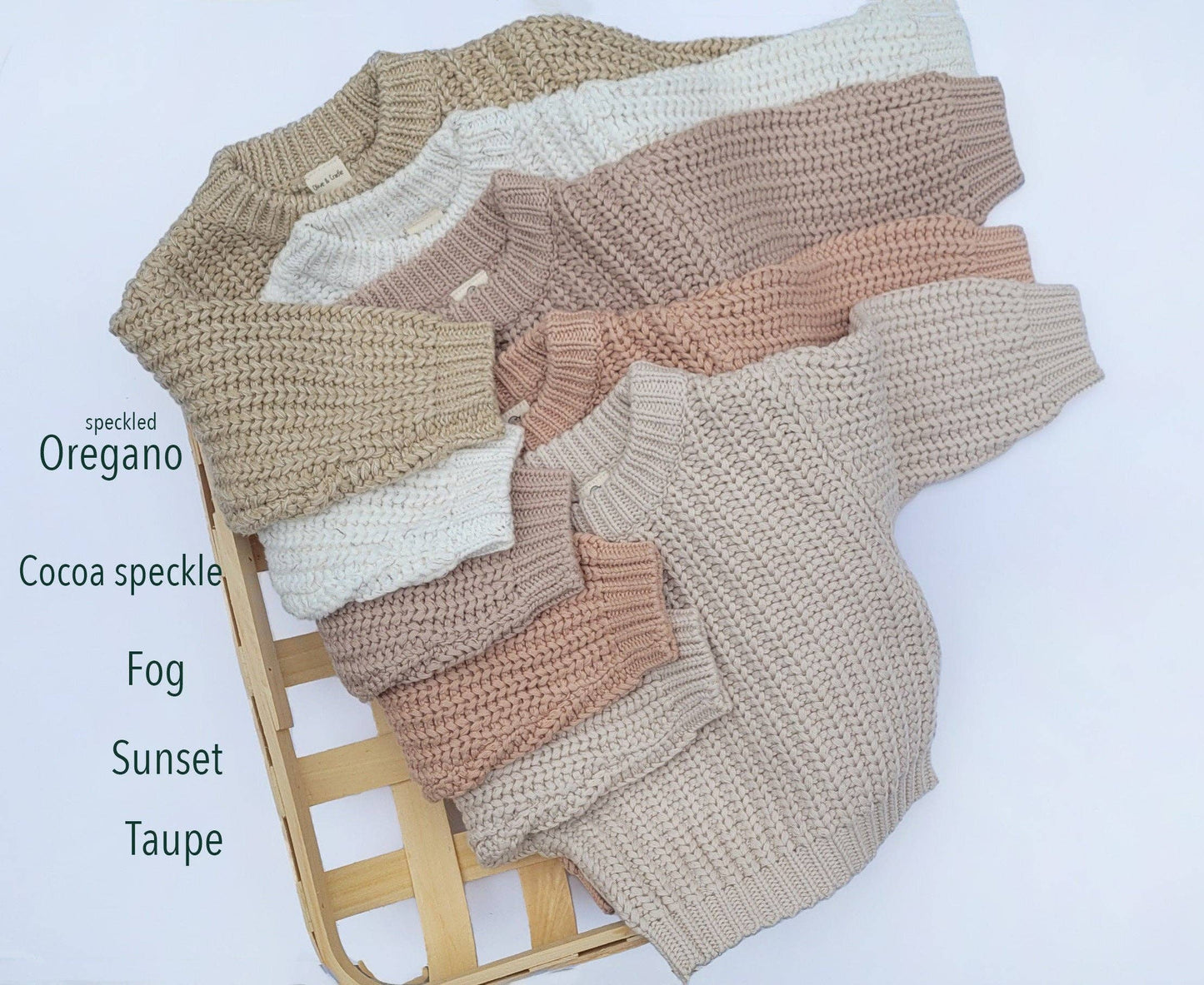 Baby Chunky Knit Braided Sweater: Taupe / 2/3T